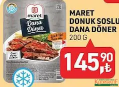 MARET DONUK SOSLU DANA DÖNER 200 G MARET DONUK SOSLU DANA DÖNER 200 G